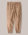 Jogger Bolsillos Cargo Negro,CARAMELO
